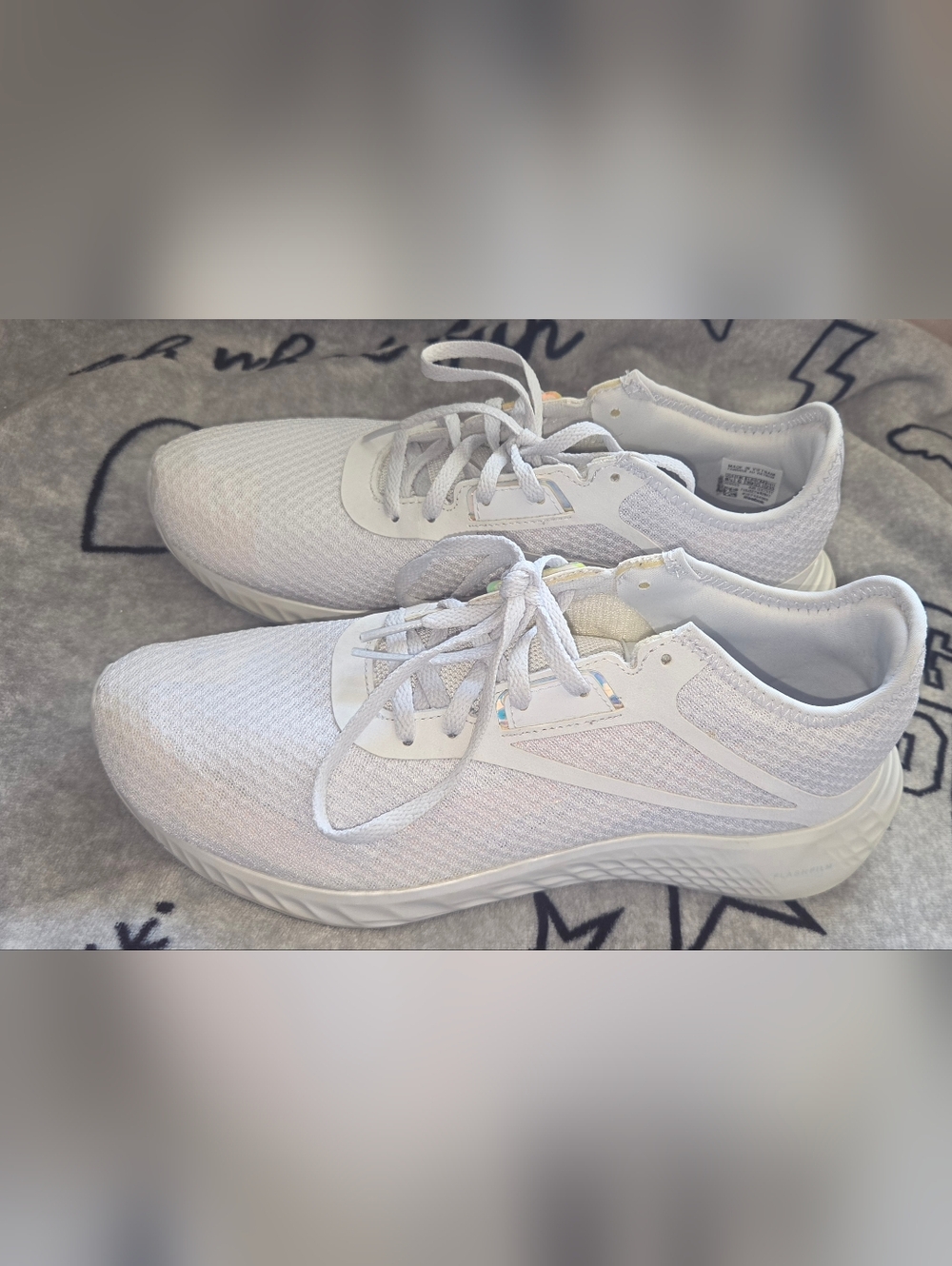 Reebok Flashfilm 3.0 Irridescent Ladies Tennis Shoes 8.5